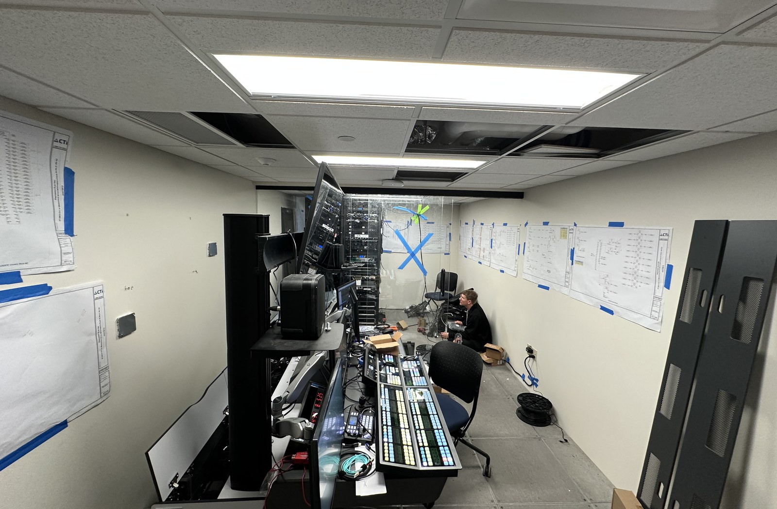 Municipal production control room